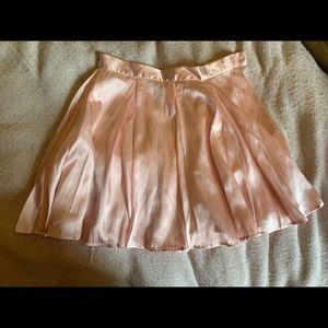 Pink circle skirt